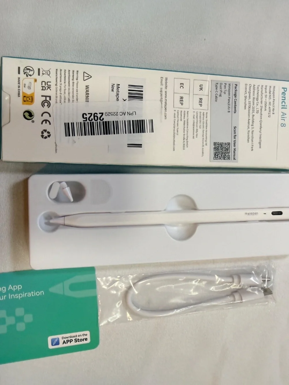 Metapen Pencil A8 Stylus Pen for iPad with USB-C Charging